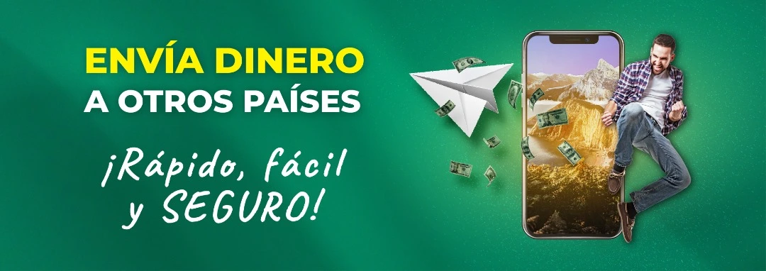 Realiza envíos de dinero entre países